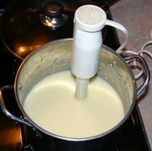 Cauli blended in broth