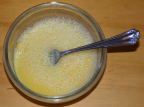 Myatt Bread - egg and water mixed